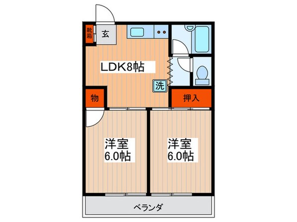 コ－ポＭの物件間取画像